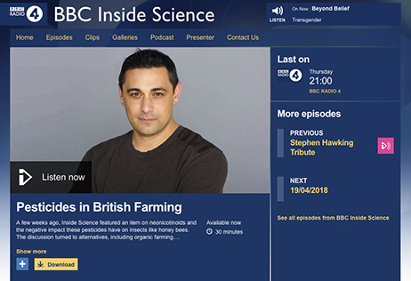 AICC Chairman's strong defence of convential farming on BBC Radio 4
